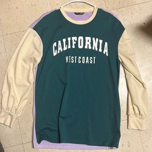 West Coast Oversized Medium Long Sleeve Shirt